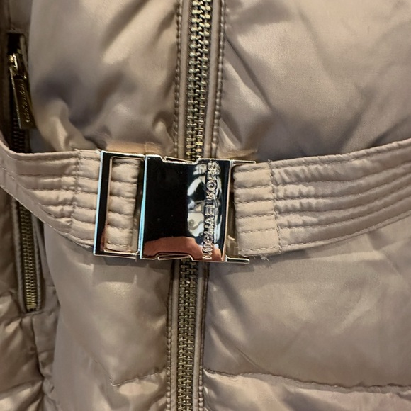 Women’s Long Quilted Belted Puffer Coat | Hooded Warm Winter Jacket | Size XS - Picture 12 of 16